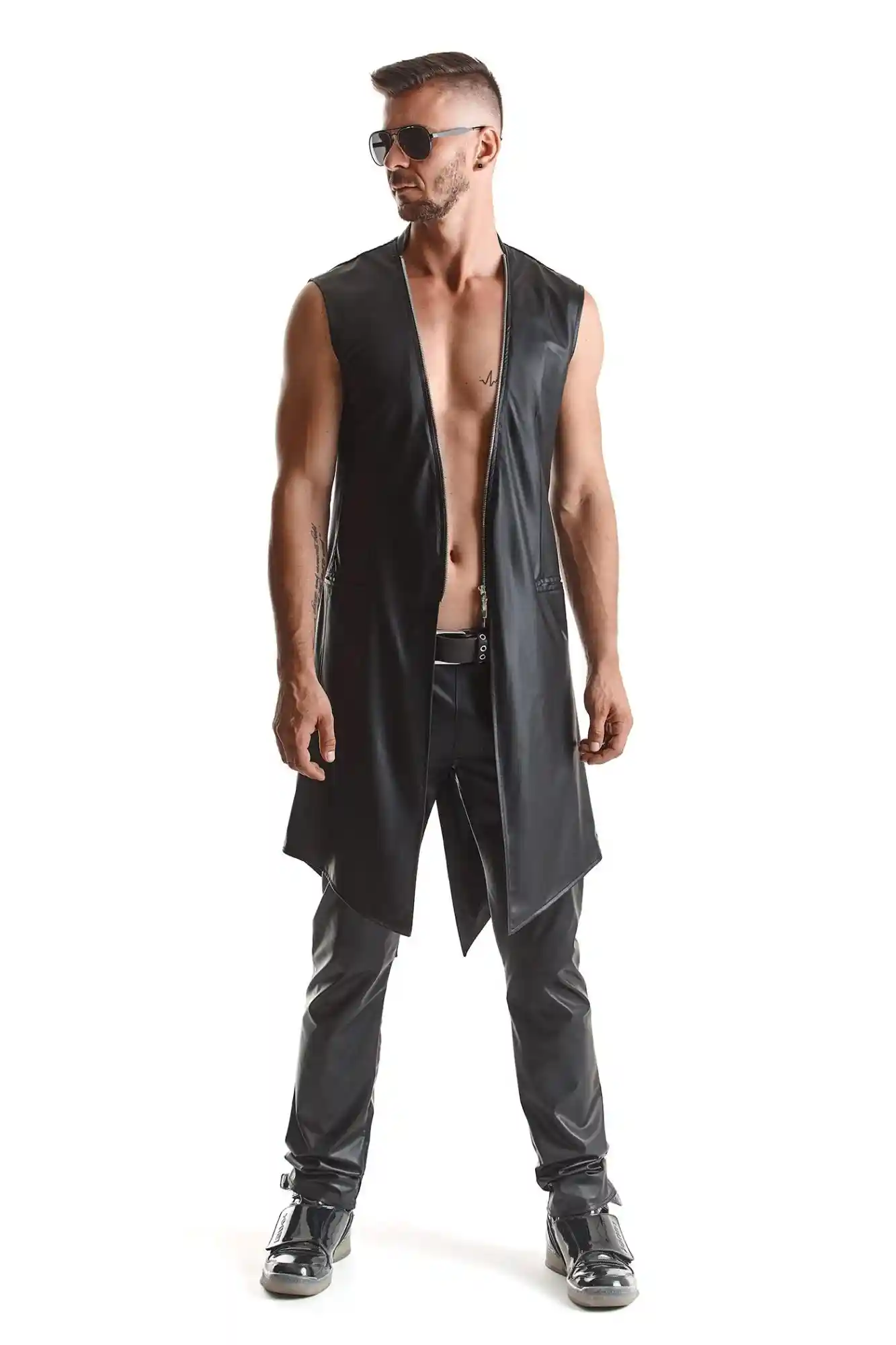 RMMarco001 - black vest - S - obrazek 5