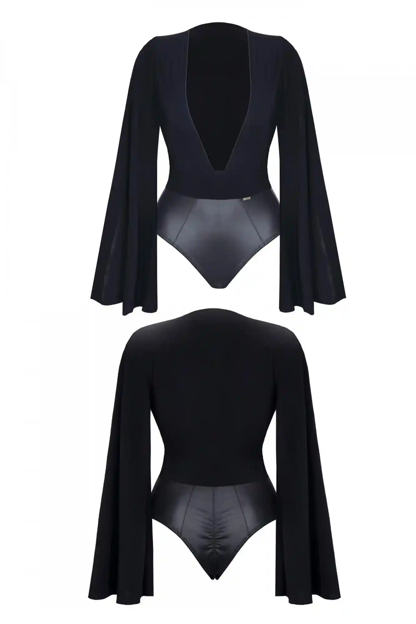 Bielizna-ALEXIS001 body czarne XL - obrazek 3
