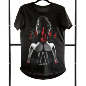 T-shirt men black M fashion