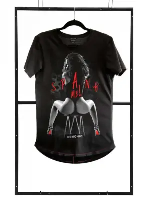 T-shirt men black M fashion