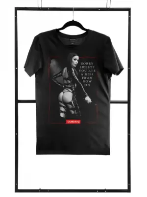 T-shirt men black S regular