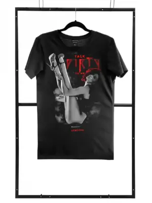 T-shirt men black M regular