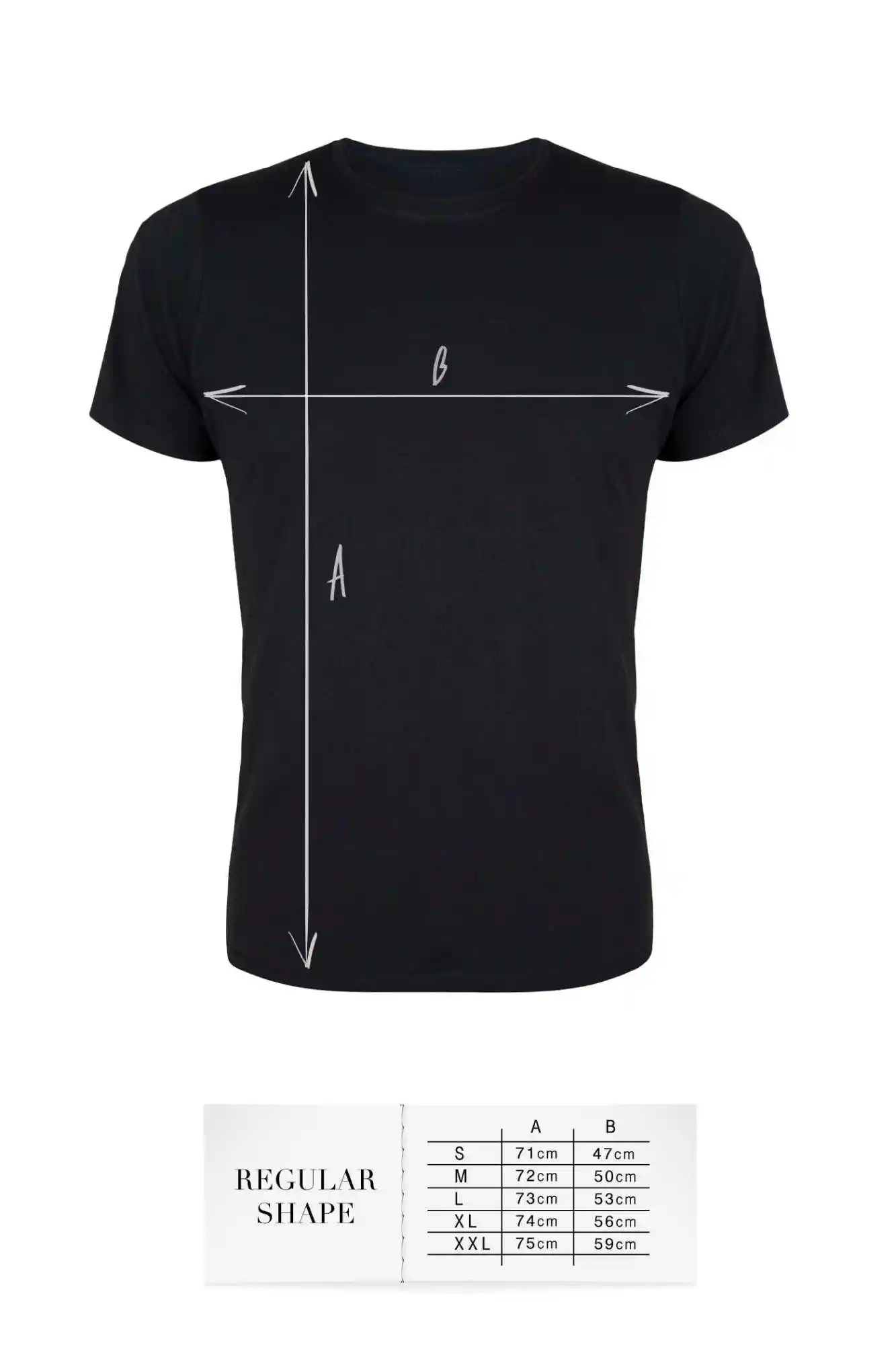 T-shirt men black M regular - obrazek 4