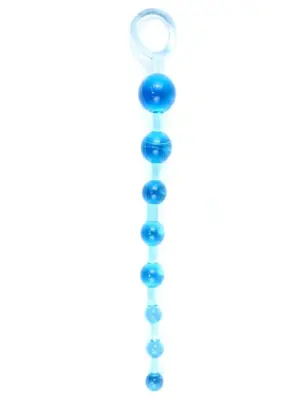 Plug/kulki-Jelly Anal 10 Beads Blue