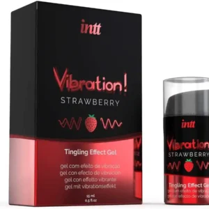Żel-VIBRATION STRAWBERRY 15 ml