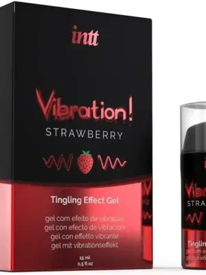 Żel-VIBRATION STRAWBERRY 15 ml