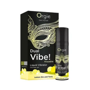Dual Vibe! Kissable Liquid Vibrating Lemon Gin And Tonic