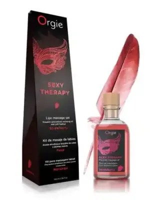 Żel-LIPS MASSAGE KIT STRAWBERRY - 100 ML