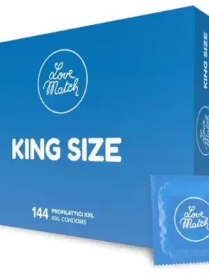 Prezerwatywy-Love Match King Szie XXL - 144 pack