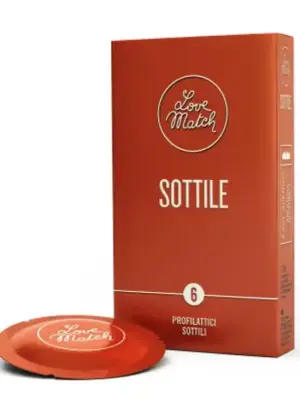 Prezerwatywy-Love Match Sottile  - 6 pcs pack