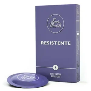 Prezerwatywy-Love Match Resistante  - 6 pcs pack