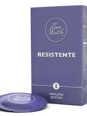 Prezerwatywy-Love Match Resistante  - 6 pcs pack