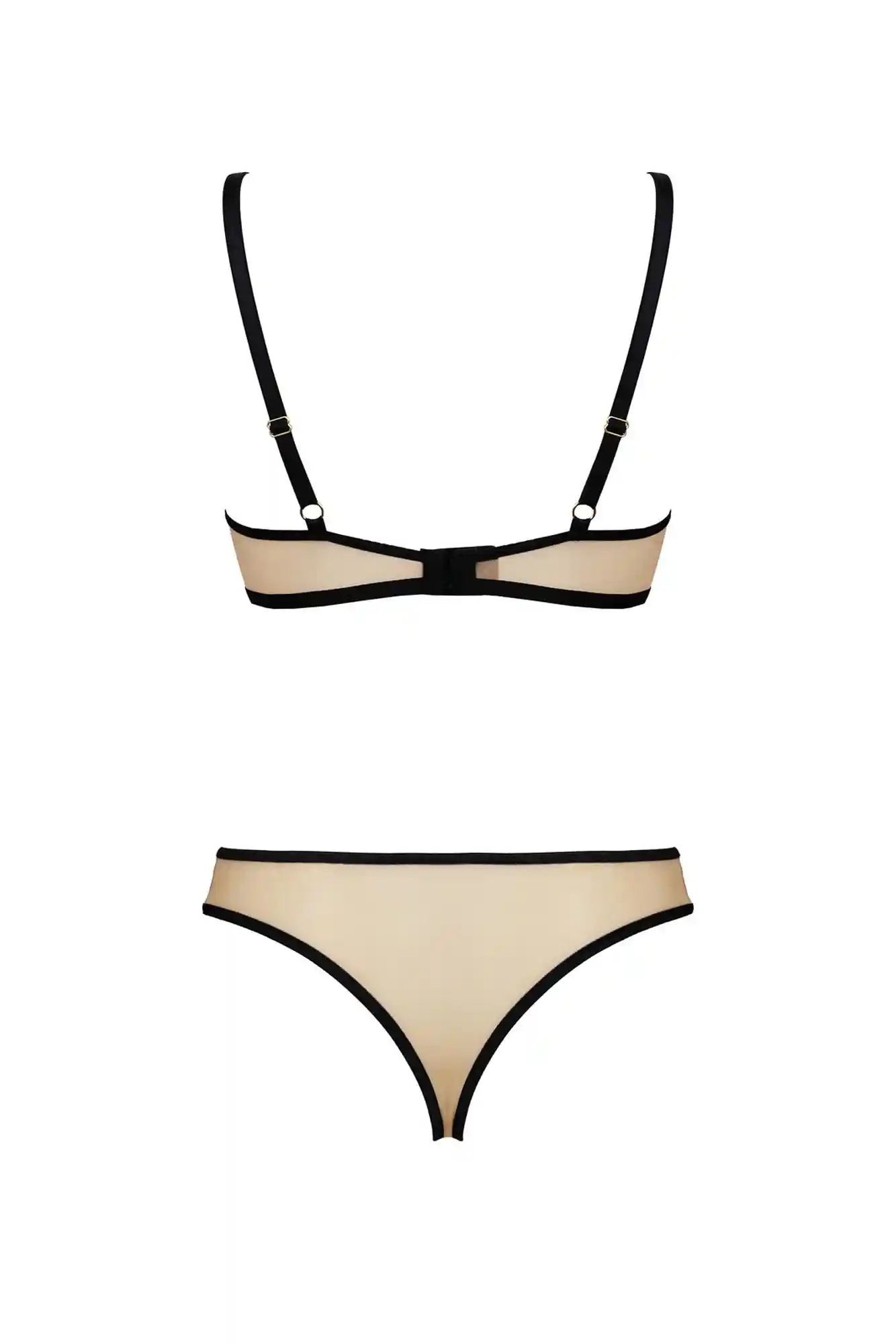 Bielizna-DENERYS BIKINI beige S/M - obrazek 4