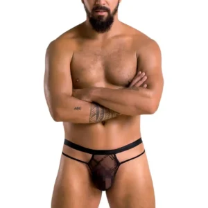 029 THONG COLLIN black L/XL - Passion