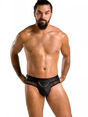 030 SLIP OPEN TOM black S/M - Passion