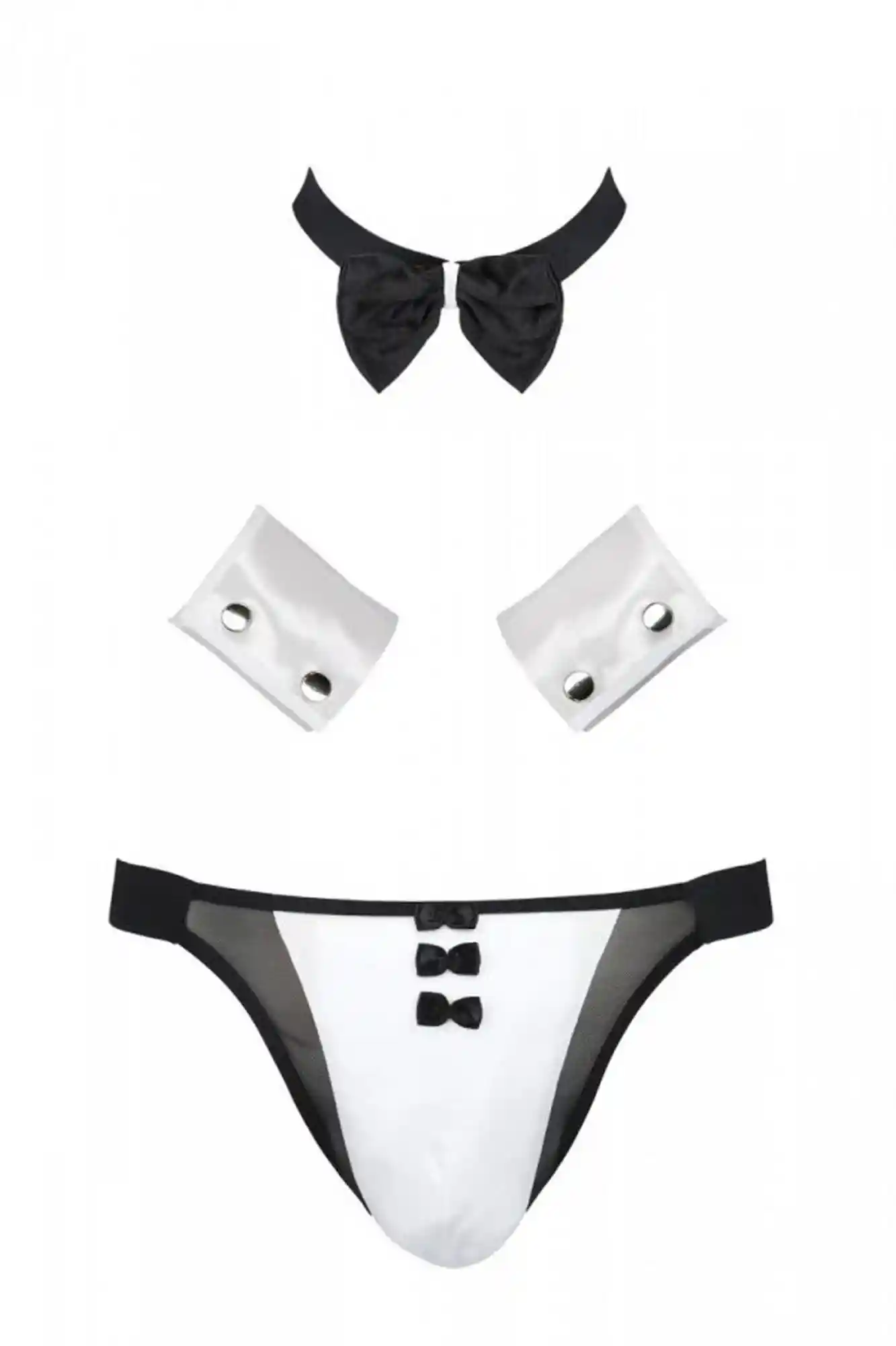 036 SET ALFRED black S/M - Passion - obrazek 3