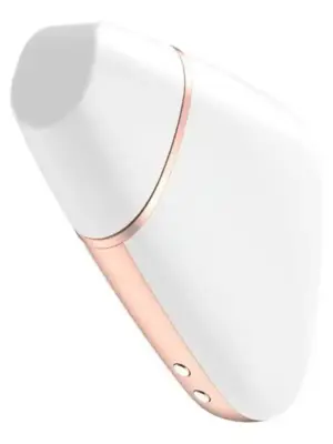 Wibrator - Love Triangle Air Pulse Stimulator + Vibration White