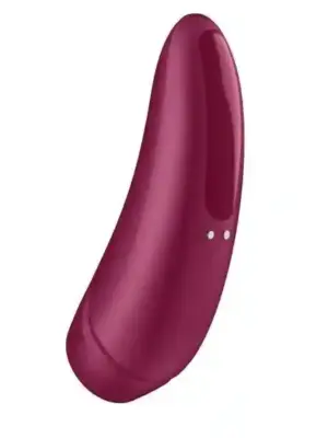 Wibrator - Curvy 1+ Air Pulse Stimulator + Vibration Rose Red