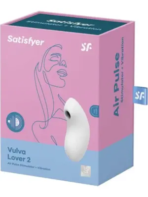 Stymulator Pulsująco-Wibracyjny Vulva Lover 2 biały