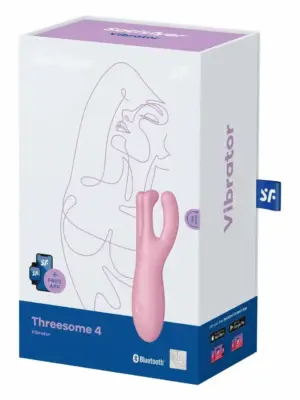 Wibrator-Threesome 4 Connect App (Pink)