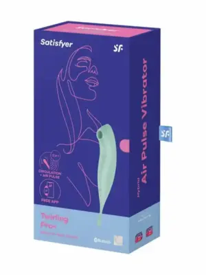Stymulator Fali i Wibracji Twirling Pro Connect App Mint