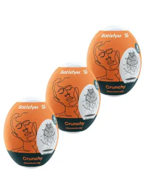 Masturbator-Eggs (set of 3 Crunchy)