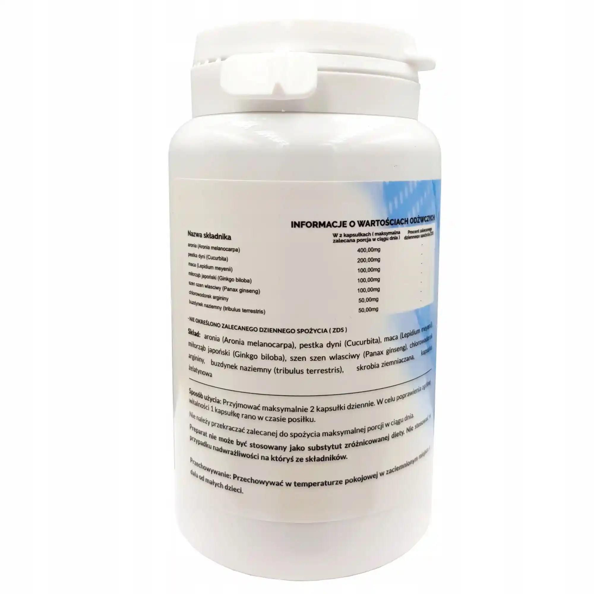 Supl.diety-LSTIM POP CUMEX 70kaps - obrazek 2