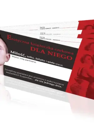 Gry-Erotyczna książeczka czekowa dla NIEGO