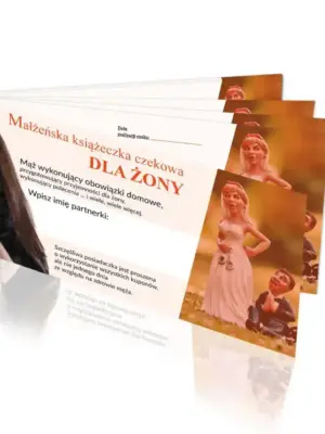 Gry-Małżeńska książeczka czekowa dla ŻONY