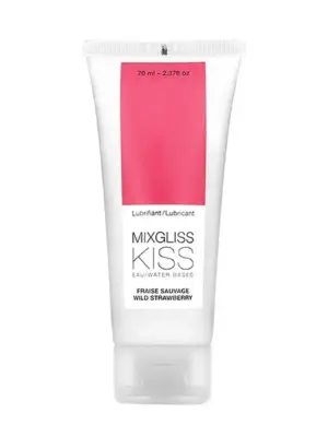 WATER-BASED MIXGLISS - KISS WILD STRAWBERRY 70 ML