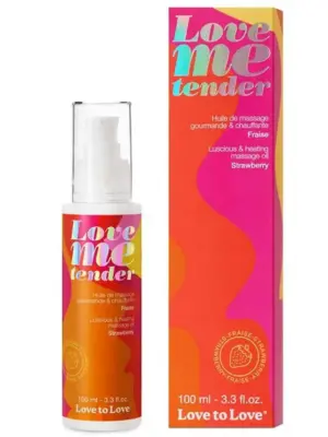 LOVE ME TENDER - MASSAGE OIL - STRAWBERRY 100ML / 3.3FL.OZ.
