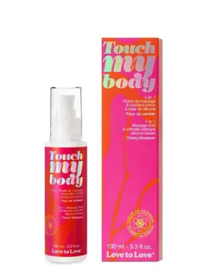 TOUCH MY BODY - MASSAGE & LUBRICANT -CHERRY BLOSSOM 100ML / 3.3FL.OZ.