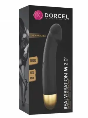 Real Vibration M Black & Gold 2.0 - Rechargeable