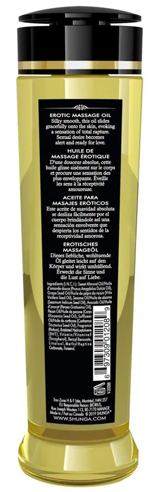 Massage Oil Romance STRAWBERY WINE - obrazek 3