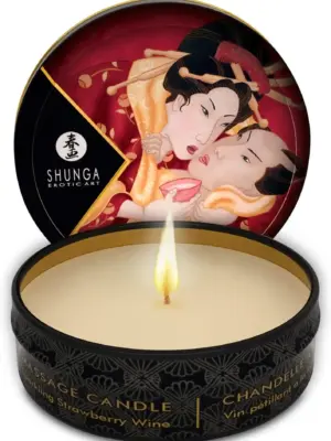 Mini Massage Candle Strawberry Sparkling Wine