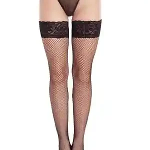 Stockings 5517 - Plus Size - black 2XL
