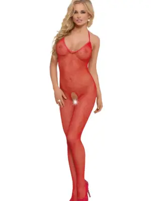 Fishnet - red S/L