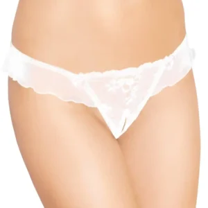 G-String 2384 - white S/M