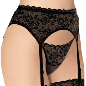 Garterbelt 3305 - Plus Size - black 2XL