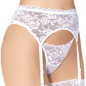 Garterbelt 3305 - Plus Size - white 3XL