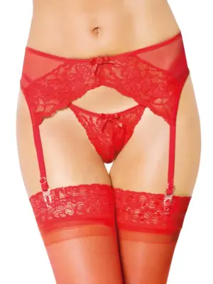 Garterbelt 3317 - red S/M