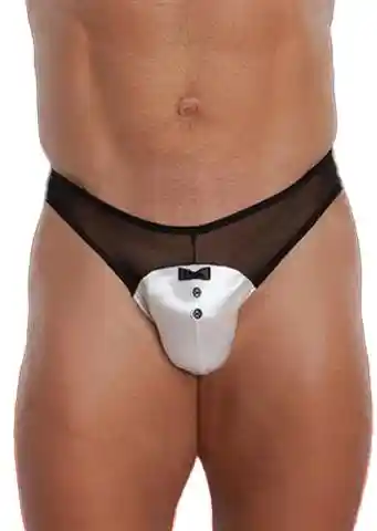 Thong 4467 - white XL - obrazek 2