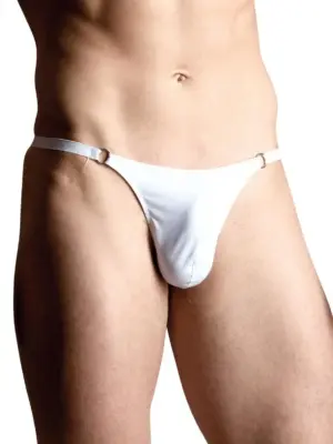 Mens thongs 4487 - white S/L