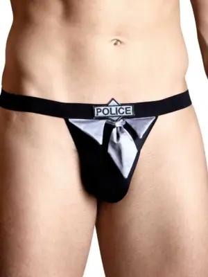 Mens thongs 4490 - black S/L