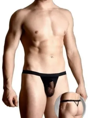 Mens thongs 4494 - black XL
