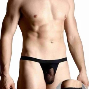 Mens thongs 4494 - black M/L