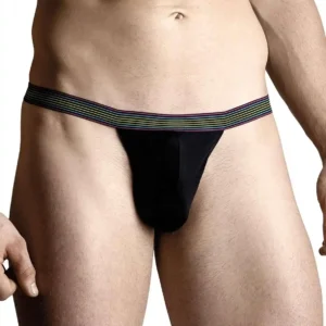 Mens thongs 4496 - black XL