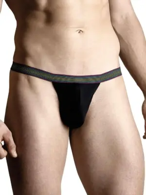 Mens thongs 4496 - black XL