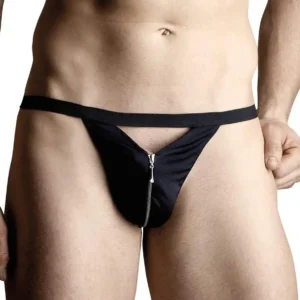 Mens thongs 4497 - black S/L