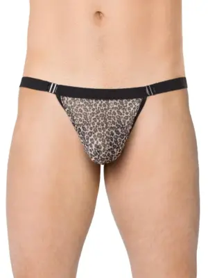 Mens Thong 4528 - grey panther OneSize